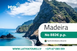 ⏳ Pēdējais brīdis MADEIRAI! Latvia Tours